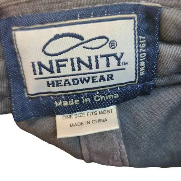 Infinity Headwear ZOOM Panel Brim Adjustable Baseball Cap - Picture 3 of 8